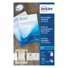 Avery Quick&Clean C2318-25i kaarten, 82,6 x 127 mm, 260 g/m², wit, 100 kaarten (25 vellen x 4)