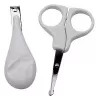Nagelschaar/-knipper Olympia BS 869 wit — compact manicuregereedschap, verpakking 119×17×209 mm