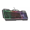 Gaming-toetsenbord Trust GXT 856 Torac USB QWERTZ Duits zwart RGB LED