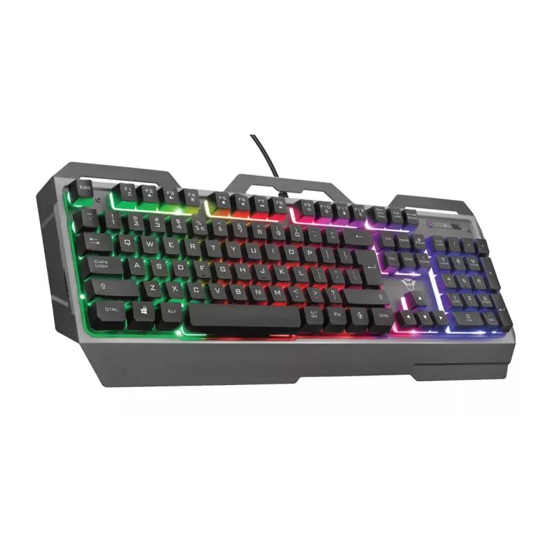 Gaming-toetsenbord Trust GXT 856 Torac USB QWERTZ Duits zwart RGB LED