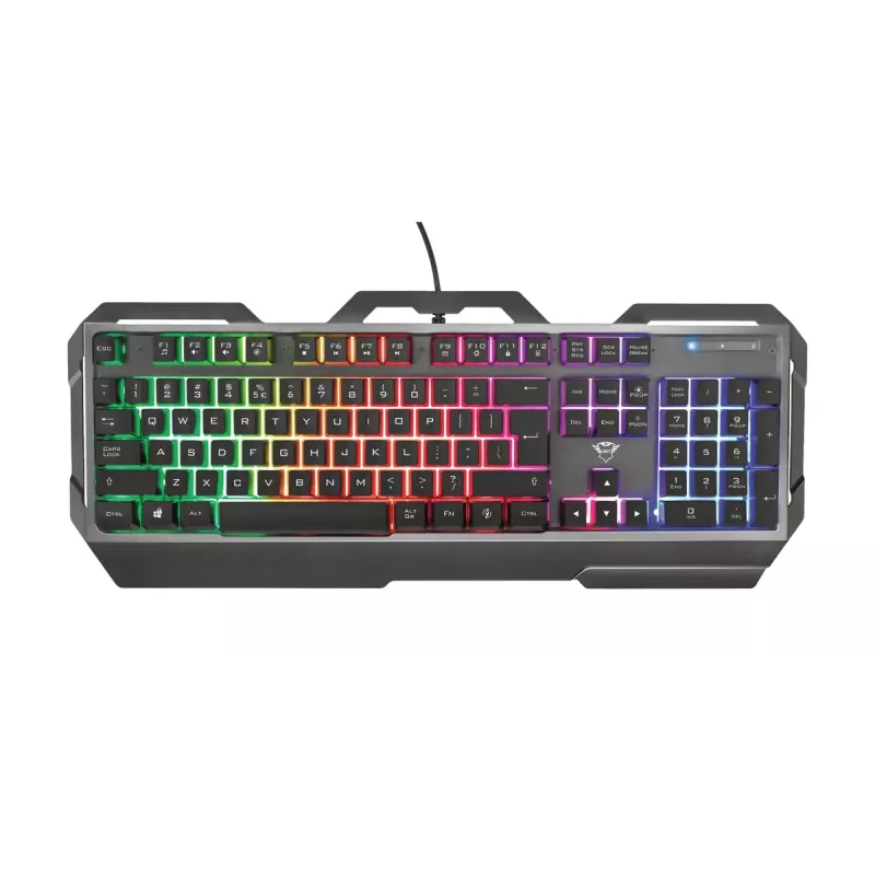Gaming-toetsenbord Trust GXT 856 Torac USB QWERTZ Duits zwart RGB LED