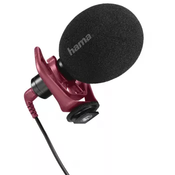 Mobiele telefoon-microfoon Hama RMN Uni zwart, -32 dB, 20–20000 Hz