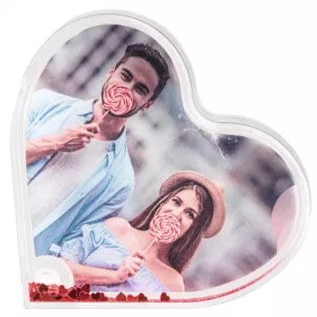 Hama Heart fotolijst rood, transparant