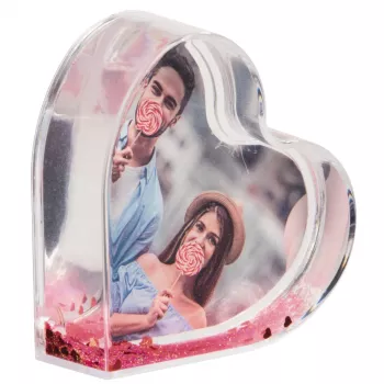 Hama Heart fotolijst rood, transparant