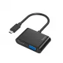 Hama 00200313 USB-grafische adapter 4096 x 2160 pixel zwart