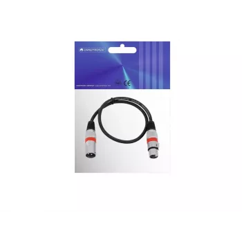 Audiokabel Omnitronic 30220401 0,5 m XLR 3-polig zwart