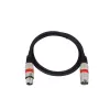 Audiokabel Omnitronic 30220406 1m XLR 3-polig zwart