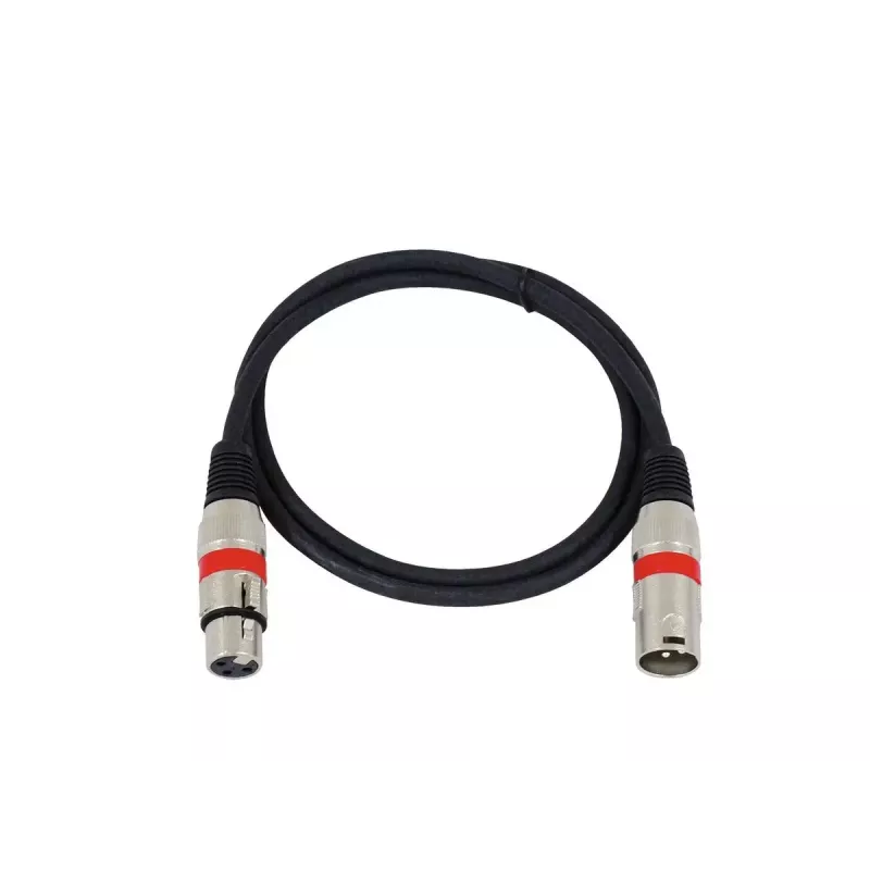 Audiokabel Omnitronic 30220406 1m XLR 3-polig zwart