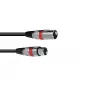 Audiokabel Omnitronic 30220406 1m XLR 3-polig zwart