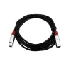 Audiokabel XLR 3-polig Omnitronic 3022050R 5m zwart