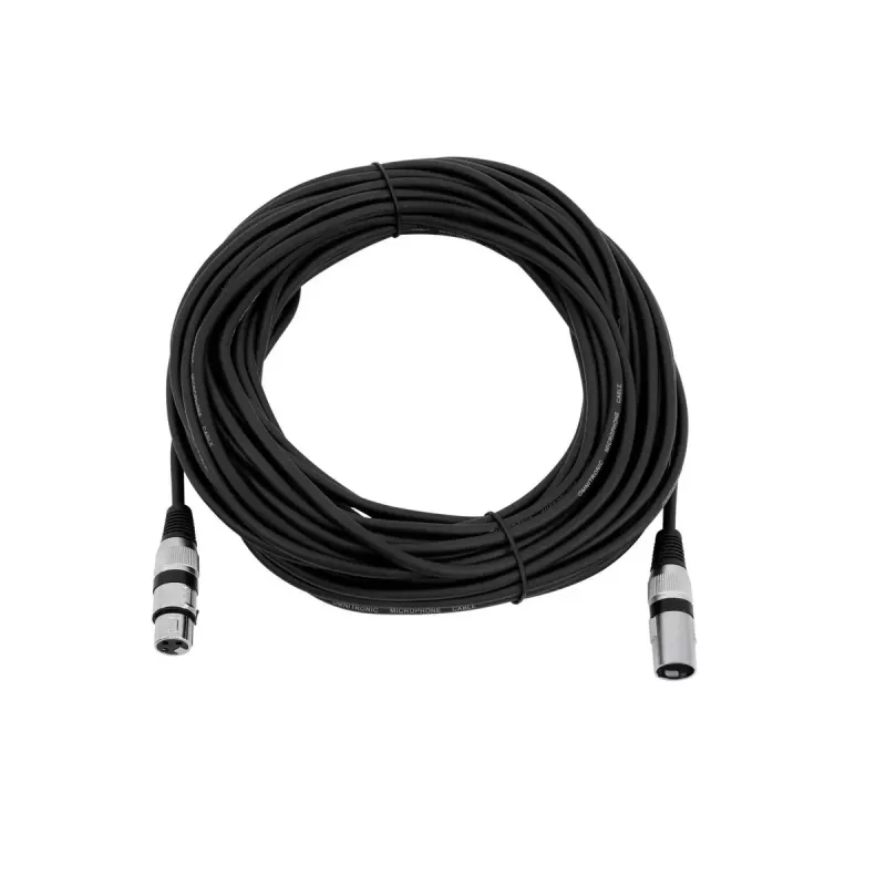 Audiokabel Omnitronic 3022058N 20 m XLR (3-polig) zwart