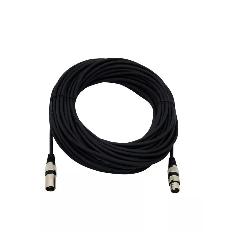 Audiokabel Omnitronic 30220590 25m XLR 3-polig zwart