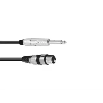 Audiokabel Omnitronic 30225170 5m XLR 3-polig 6,35mm zwart
