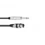 Audiokabel Omnitronic 30225170 5m XLR 3-polig 6,35mm zwart