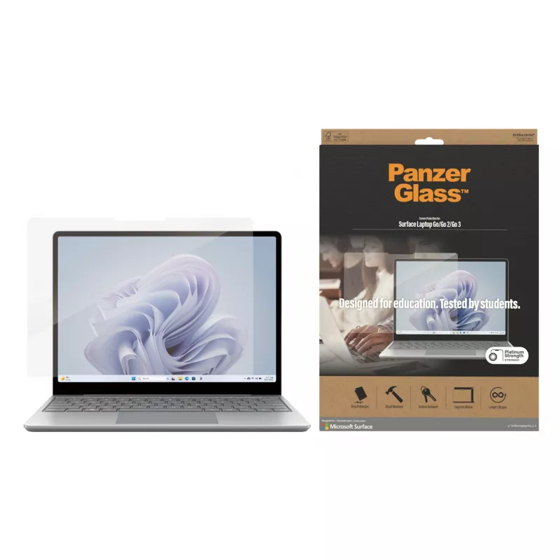 PanzerGlass® schermbeschermglas Microsoft Surface Laptop Go3 | Go 2 | Go