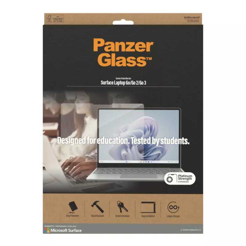 PanzerGlass® schermbeschermglas Microsoft Surface Laptop Go3 | Go 2 | Go