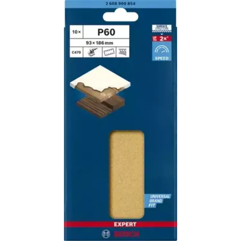 Bosch 2 608 900 854 rotatiegereedschap schuur-/schuuraccessoire hout schuurblad