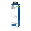 ACT USB 2.0 laad-/datakabel A-stekker - Lightning-stekker 1 meter, MFI-gecertificeerd