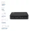 ACT 4K HDMI-switch 3x1 zwart 60Hz 1920x1080 3840x2160