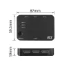 ACT 4K HDMI-switch 3x1 zwart 60Hz 1920x1080 3840x2160