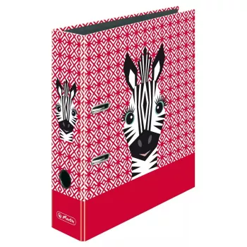 Herlitz maX.file Cute Animals ordner met zebramotief, A4, 80 mm