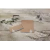 Sigel kerstenvelop IJsbeer met vallende ster, DIN lang, gegomd, kraftpapier 100 g/m2, zonder venster
