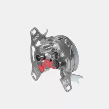 Hama 00205316 antenneaansluitdoos 2x SAT + TV + radio zilver
