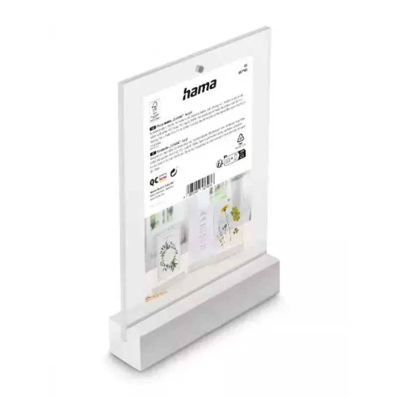 Enkele fotolijst Hama Classic 00057743 transparant wit