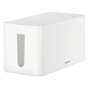 Hama mini bureau-/vloerkabelbox wit