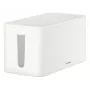 Hama mini bureau-/vloerkabelbox wit