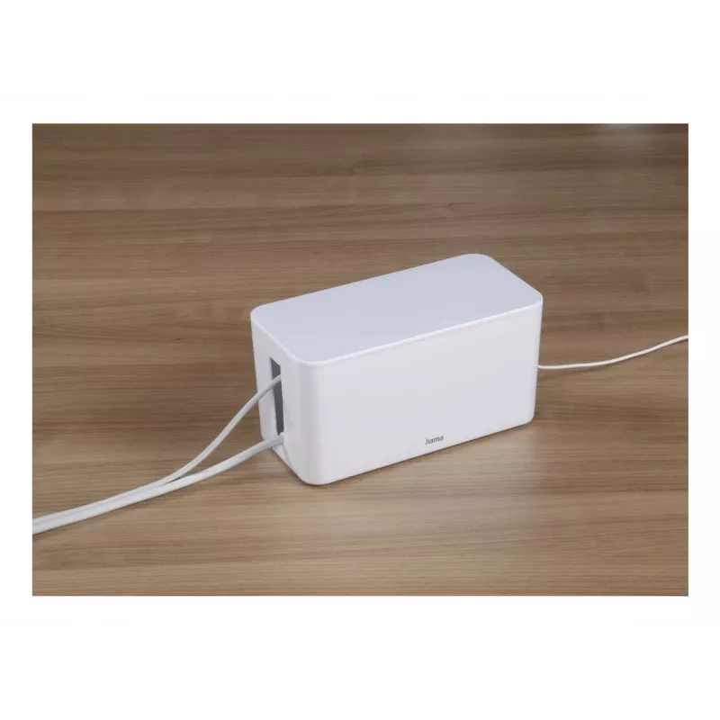 Hama mini bureau-/vloerkabelbox wit