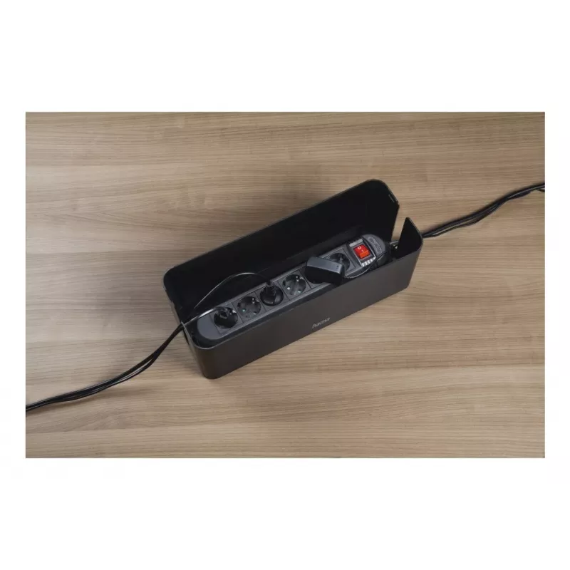 Hama maxi vloerkabelbox zwart 1 stk.