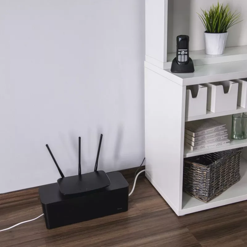 Hama maxi vloerkabelbox zwart 1 stk.