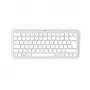 Hama WK-500 multidevice-toetsenbord, compact, draadloos RF + Bluetooth, QWERTZ Duits, wit