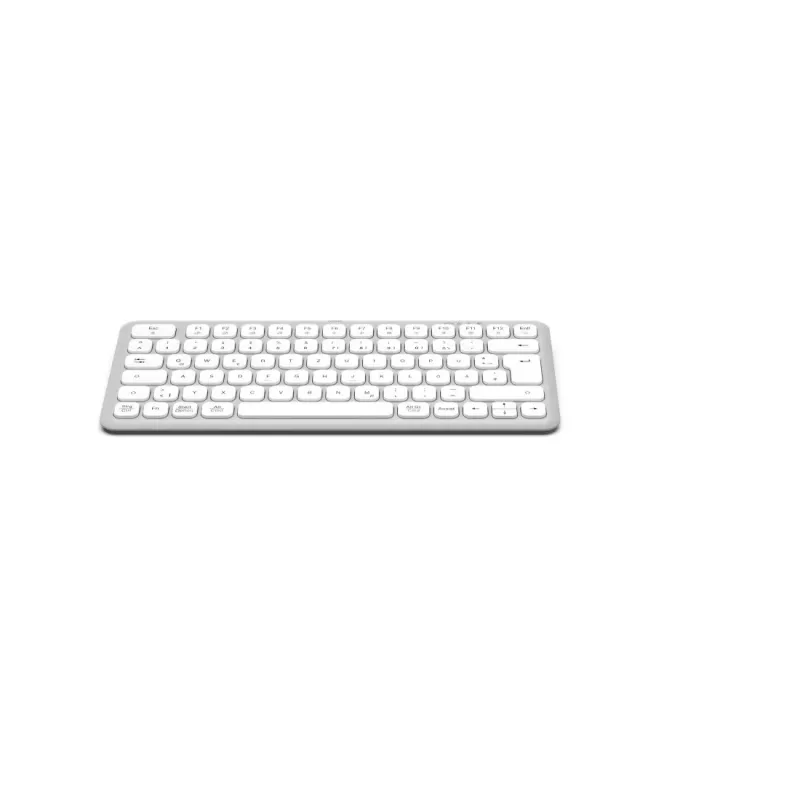 Hama WK-500 multidevice-toetsenbord, compact, draadloos RF + Bluetooth, QWERTZ Duits, wit