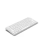 Hama WK-500 multidevice-toetsenbord, compact, draadloos RF + Bluetooth, QWERTZ Duits, wit