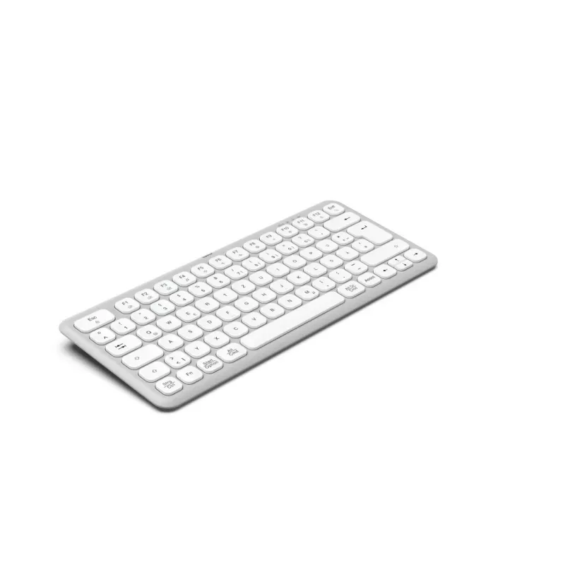 Hama WK-500 multidevice-toetsenbord, compact, draadloos RF + Bluetooth, QWERTZ Duits, wit