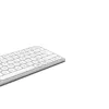 Hama WK-500 multidevice-toetsenbord, compact, draadloos RF + Bluetooth, QWERTZ Duits, wit