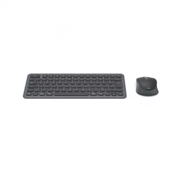 Hama WKM-500 toetsenbord muis inbegrepen home/office RF draadloos + Bluetooth QWERTZ Duits zwart