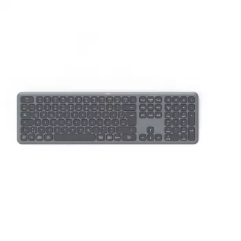Hama WK-550 toetsenbord Home/Office RF draadloos + Bluetooth QWERTZ Duits zwart, donkergrijs