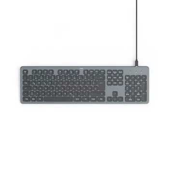 Hama CK-400 toetsenbord Home/Office USB QWERTZ Duits zwart, donkergrijs