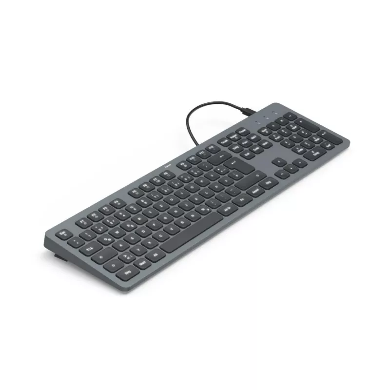 Hama CK-400 toetsenbord Home/Office USB QWERTZ Duits zwart, donkergrijs