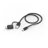 Hama CK-400 toetsenbord Home/Office USB QWERTZ Duits zwart, donkergrijs