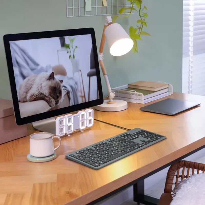 Hama CK-400 toetsenbord Home/Office USB QWERTZ Duits zwart, donkergrijs
