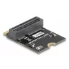 DeLOCK 64341 interne M.2-adapter host-interface M.2 stekker zwart