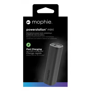 mophie Powerstation Mini 5000 mAh zwart