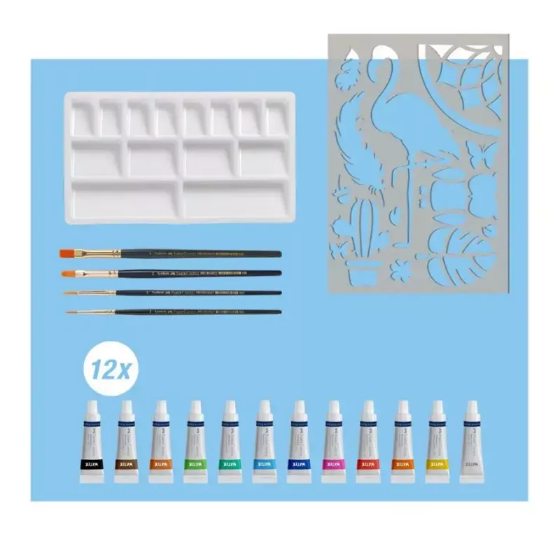 Aquarelverfset Faber-Castell Creative Studio 18-delig meerkleurig