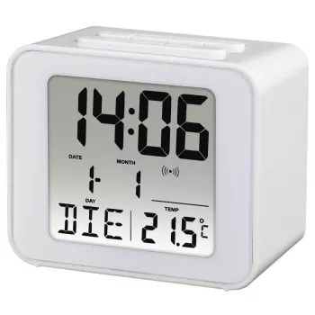 Hama Cube digitale wekker wit