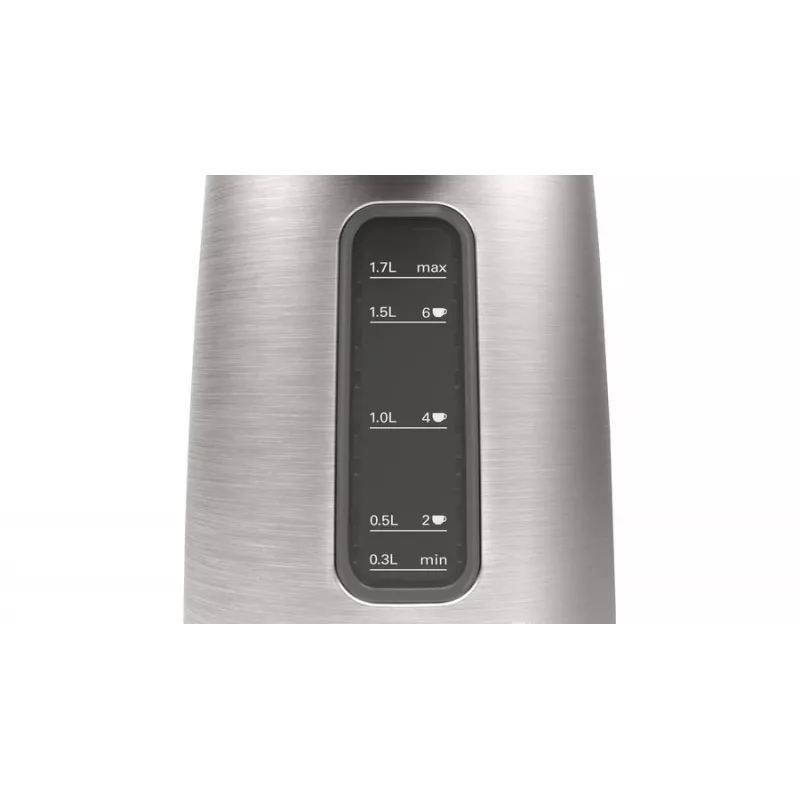 Bosch TWK5P480 waterkoker 1,7 L 2400 W zwart, roestvrij staal