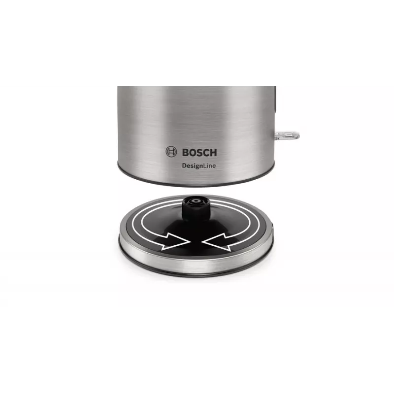 Bosch TWK5P480 waterkoker 1,7 L 2400 W zwart, roestvrij staal